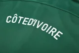 25-26 Ivory Coast Dark green Jacket Tracksuit