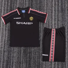 1998-1999 Man Utd Third Kids Retro Soccer Jersey