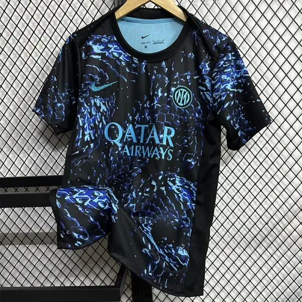 25-26 INT Blue Black Special Edition Fans Soccer Jersey