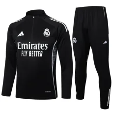 25-26 RMA Black Half Pull Tracksuit #B2501(半拉链)
