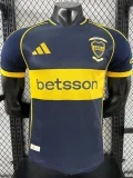 2025-26 Boca Juniors Home Player Version Soccer Jersey
