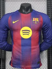 2025-26 BAR Home Long Sleeve Player Version Soccer Jersey (长袖球员)