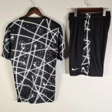 2025-26 CHE Black White Training Short Suit