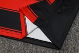 2025-26 Flamengo Red Black Tank top and shorts suit #D2543