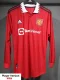 2022-23 Man Utd Home Long Sleeve Player Version Soccer Jersey (长袖球员)