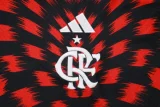 2025-26 Flamengo Red Black Training Short Suit #D2542