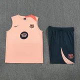 2025-26 BAR Pink Tank top and shorts suit