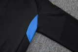 2025-26 Man Utd Black Jacket Tracksuit # A2526(绿标)
