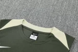2025-26 CHE Army green Tank top and shorts suit