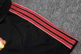 2025-26 Man Utd Black Polo Tracksuit #C2518