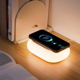 2 in 1 Tent lamp with wireless charging with night light and colorful ambient light