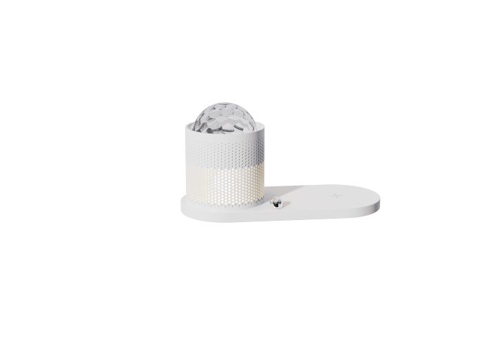 K21B  3 in 1  wireless charging with Bluetooth speaker & night light