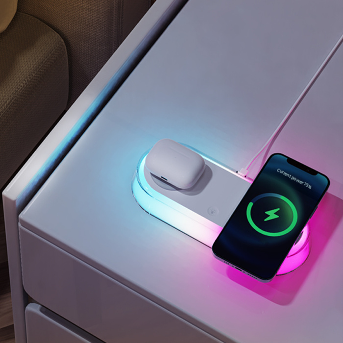K35  2 in 1 Wireless Charger With Night Light