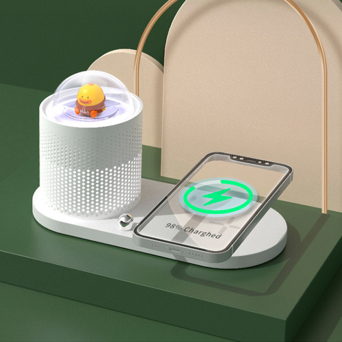 K21  3 in 1 Wireless Charger With Night Light & cartoon IP