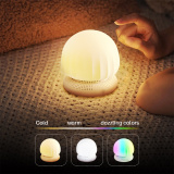 4 in 1 wireless charger with Portable bluetooth speaker & night light