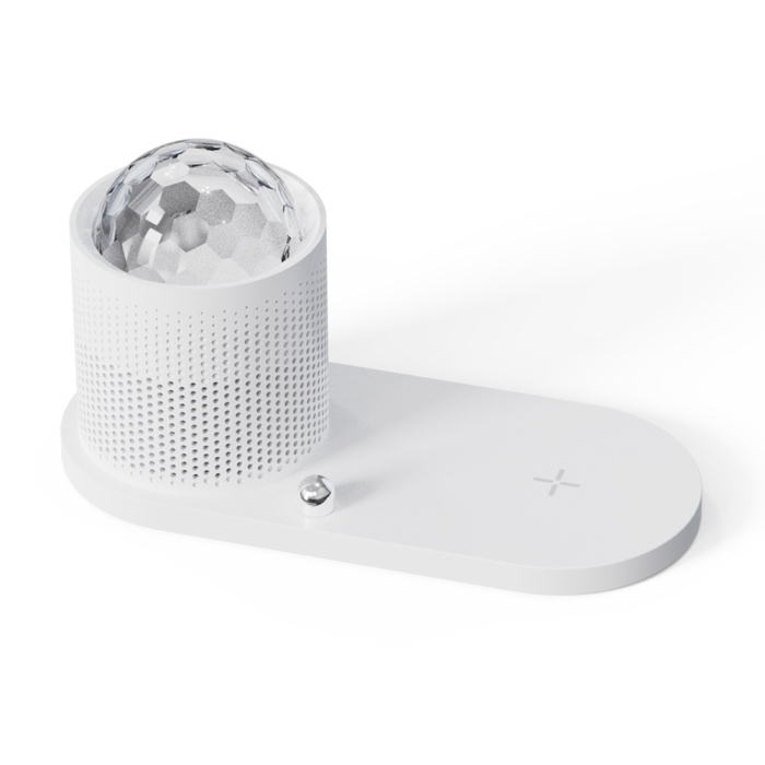 K21S  3 in 1  wireless charger with Gypsophila-like spotlights and night light