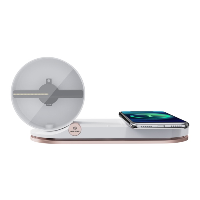 K02 3 in 1 wireless charger with Naked eye 3D and night light