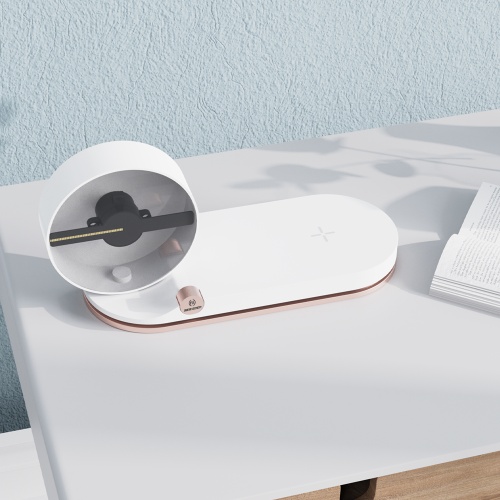 K02 3 in 1 wireless charger with Naked eye 3D and night light