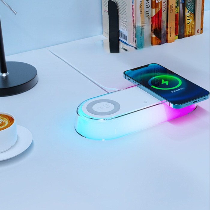 K35  2 in 1 Wireless Charger With Night Light