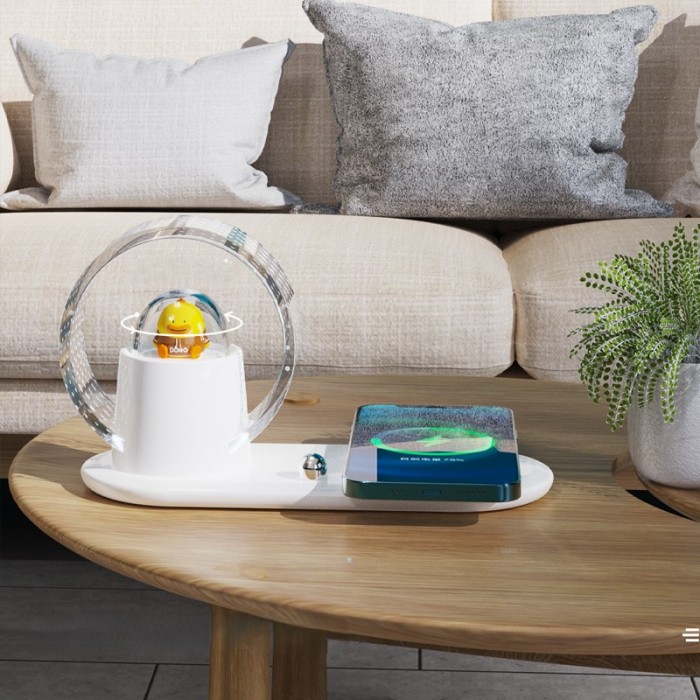 K13  3 in 1  wireless charger with cartoon IP and night light