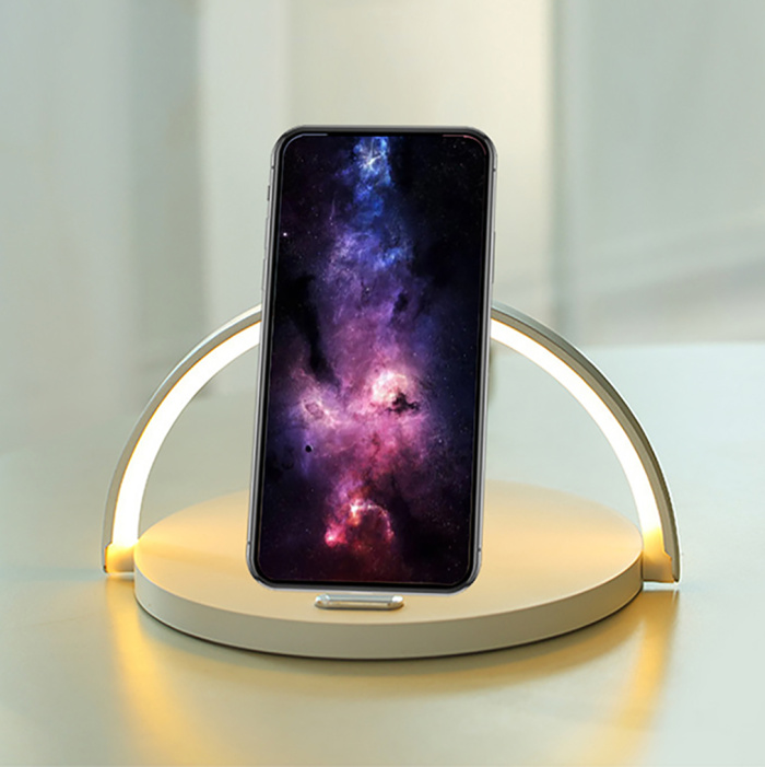 S21  2 in 1 Wireless Charger With Night Light