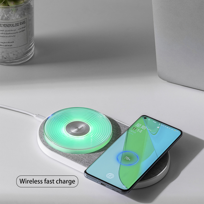 K29T  2 in 1 Wireless Charger With Night Light