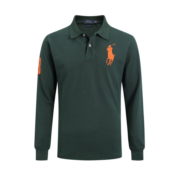 RL MEN'S LONG SLEEVE T-SHIRT  ( ASIAN SIZE, PLEASE ORDER ONE SIZE UP)