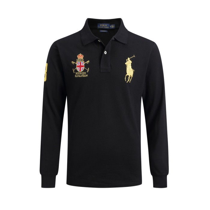 RL MEN'S LONG SLEEVE T-SHIRT  ( ASIAN SIZE, PLEASE ORDER ONE SIZE UP)