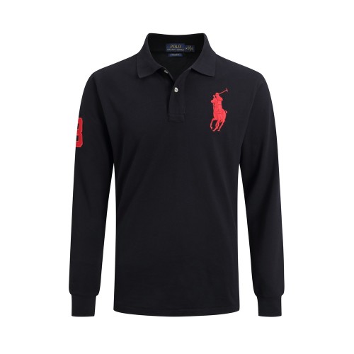 RL MEN'S LONG SLEEVE T-SHIRT  ( ASIAN SIZE, PLEASE ORDER ONE SIZE UP)