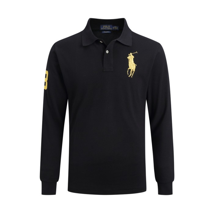 RL MEN'S LONG SLEEVE T-SHIRT  ( ASIAN SIZE, PLEASE ORDER ONE SIZE UP)