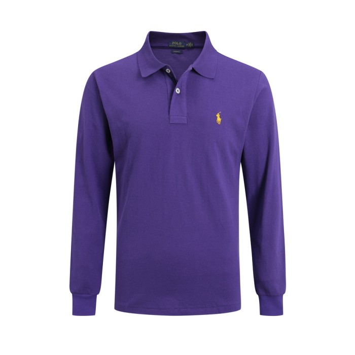 RL MEN'S LONG SLEEVE T-SHIRT  ( ASIAN SIZE, PLEASE ORDER ONE SIZE UP)