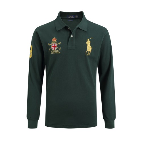 RL MEN'S LONG SLEEVE T-SHIRT  ( ASIAN SIZE, PLEASE ORDER ONE SIZE UP)
