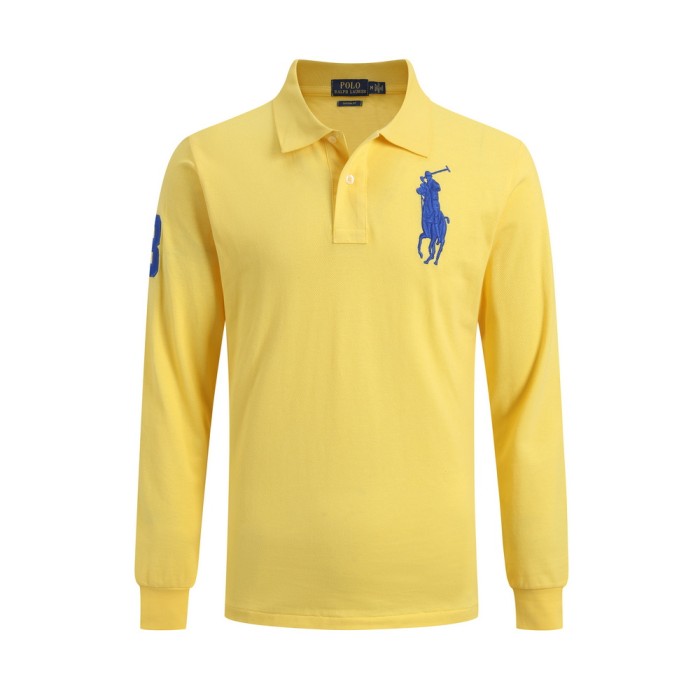 RL MEN'S LONG SLEEVE T-SHIRT  ( ASIAN SIZE, PLEASE ORDER ONE SIZE UP)