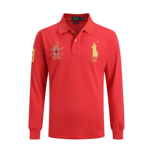 RL MEN'S LONG SLEEVE T-SHIRT  ( ASIAN SIZE, PLEASE ORDER ONE SIZE UP)