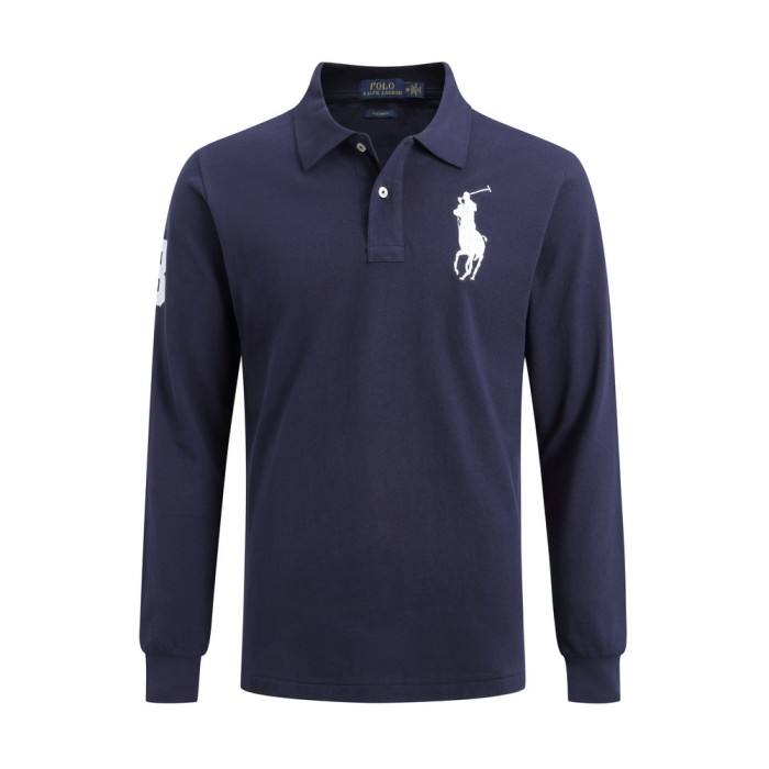 RL MEN'S LONG SLEEVE T-SHIRT  ( ASIAN SIZE, PLEASE ORDER ONE SIZE UP)