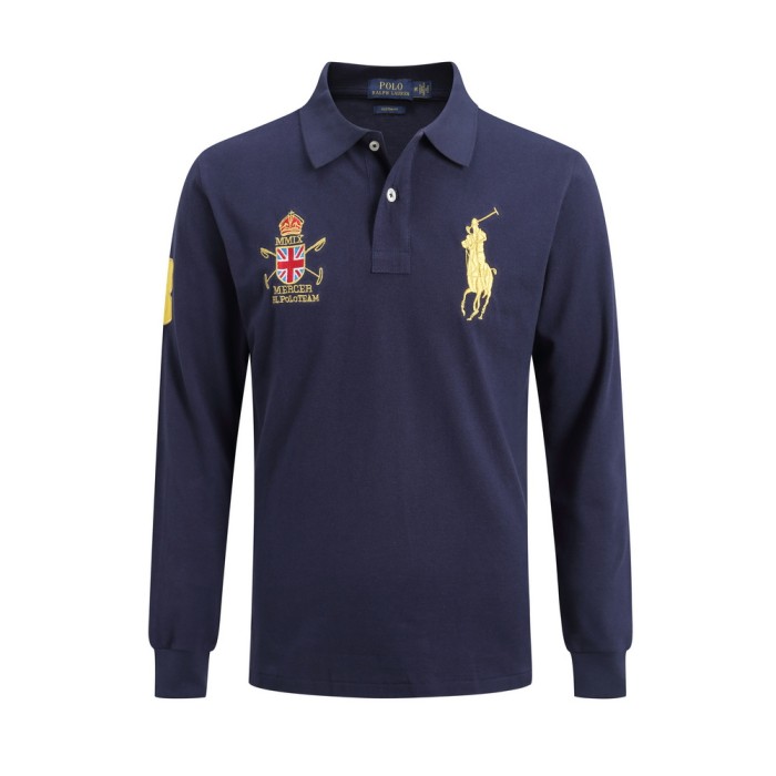 RL MEN'S LONG SLEEVE T-SHIRT  ( ASIAN SIZE, PLEASE ORDER ONE SIZE UP)