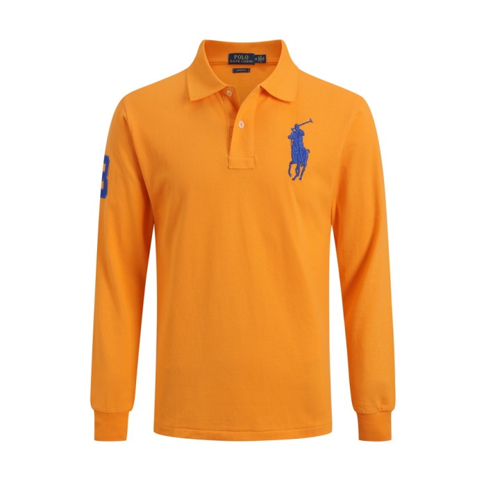 RL MEN'S LONG SLEEVE T-SHIRT  ( ASIAN SIZE, PLEASE ORDER ONE SIZE UP)