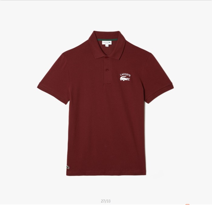 LACOSTE MEN'S POLO T-SHIRT  ( ASIAN SIZE, PLEASE ORDER ONE SIZE UP)