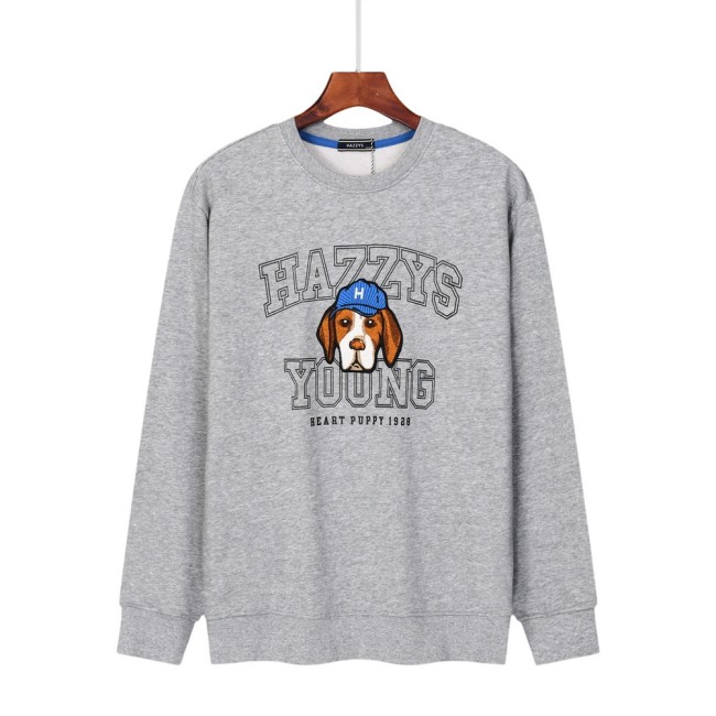HAZZYS MEN'S SWEATER SHRITS ( ASIAN SIZE, PLEASE ORDER ONE SIZE UP)