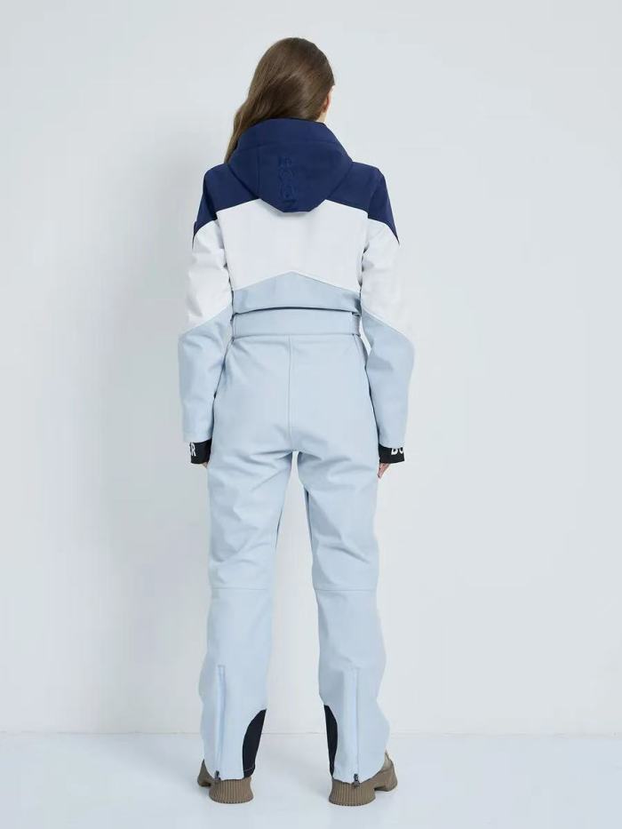 B94006# WOMEN'S  ONE PIECE SKI SUIT ( SOFTSHELL AND WINDSTOPPER FABRIC )