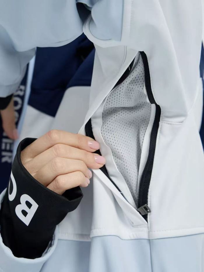 B94006# WOMEN'S  ONE PIECE SKI SUIT ( SOFTSHELL AND WINDSTOPPER FABRIC )
