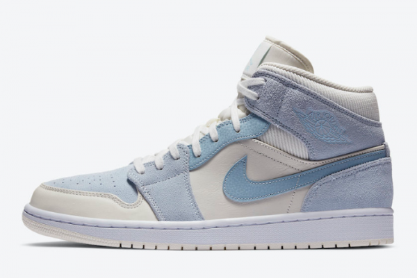 Air Jordan 1 Mid  Mixed Textures Blue