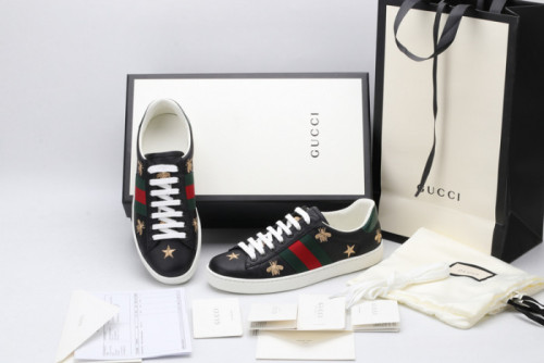 GUCC Ace Embroidered Low-Top Sneaker 386750 A38F0 1079