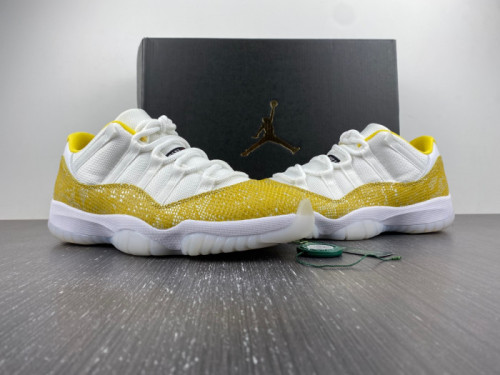 Air Jordan 11 Low “Yellow Snakeskin” AH7860-107