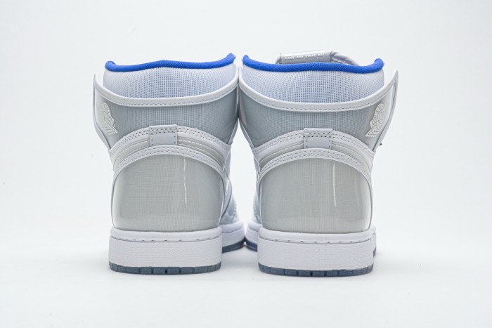 Air Jordan 1 Retro High Zoom White Racer Blue