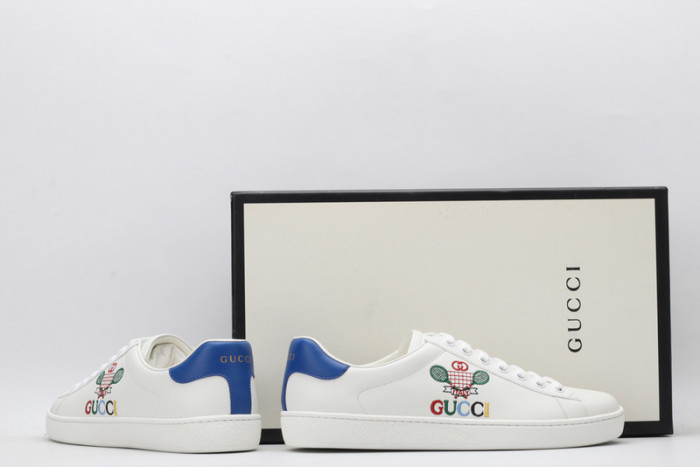 GUCC Ace Embroidered Low-Top Sneaker 603696 AY070 9096