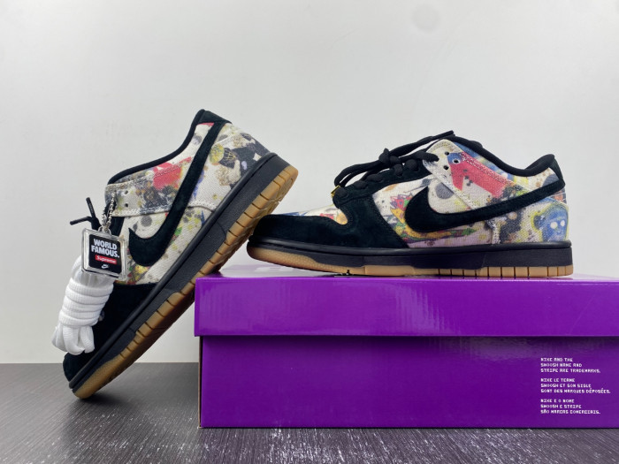 Dunk SB Supreme × Nike Dunk Low Rammellzee FD8778-001