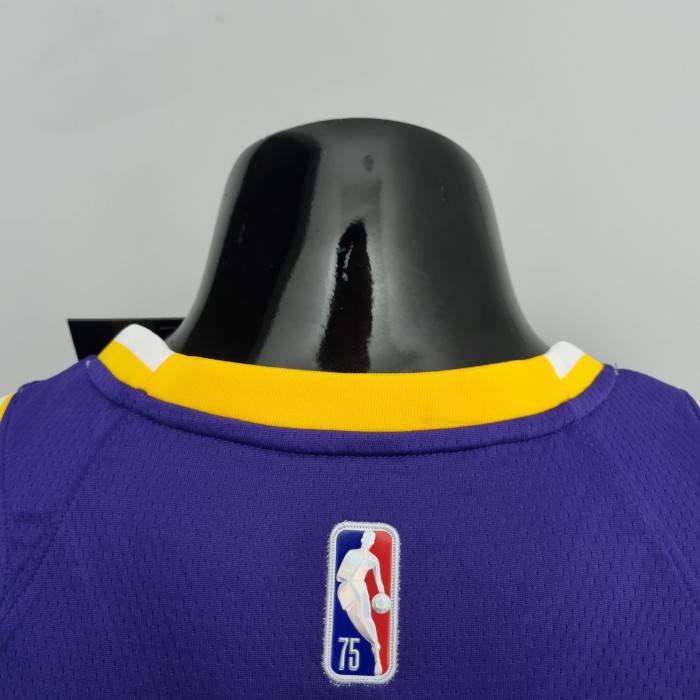 Kobe Bryant Los Angeles Lakers 75th Anniversary Swingman Jersey Purple