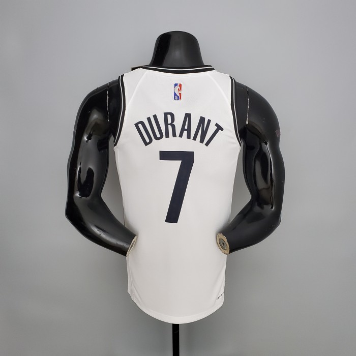 Kevin Durant Brooklyn Nets 75th Anniversary Swingman Jersey White