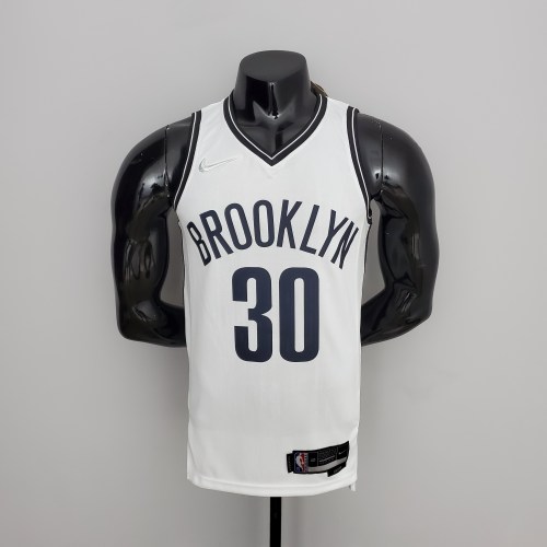 Seth Curry Brooklyn Nets 75th Anniversary Swingman Jersey White